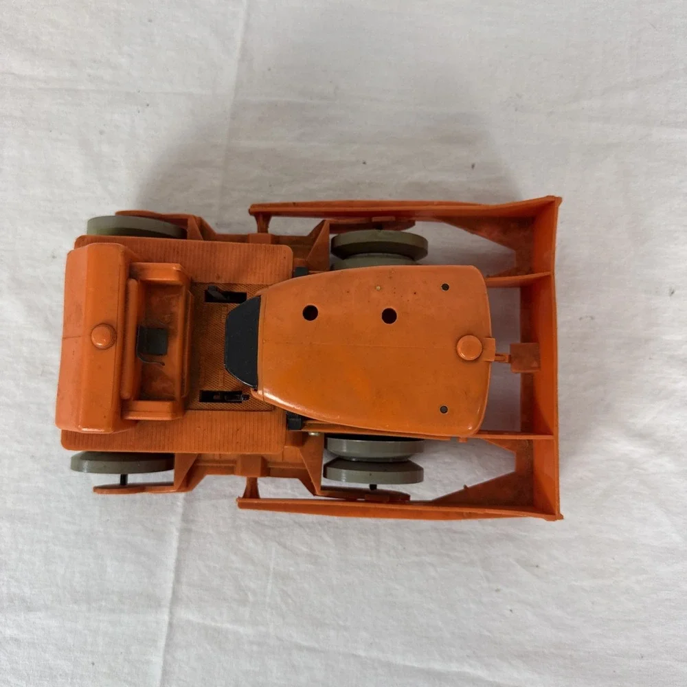 Vintage Marx A Power Giant Bulldozer Orange 18